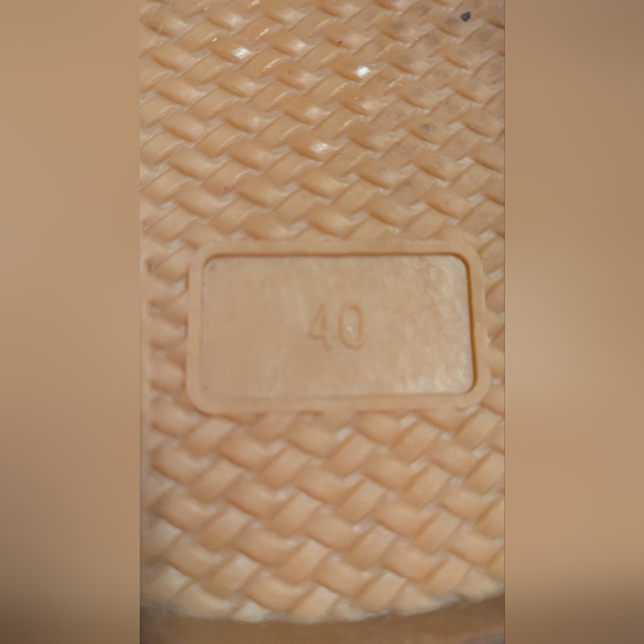 Dark Blue Strappy Sandals With Gum Sole. - Picture 7 of 8